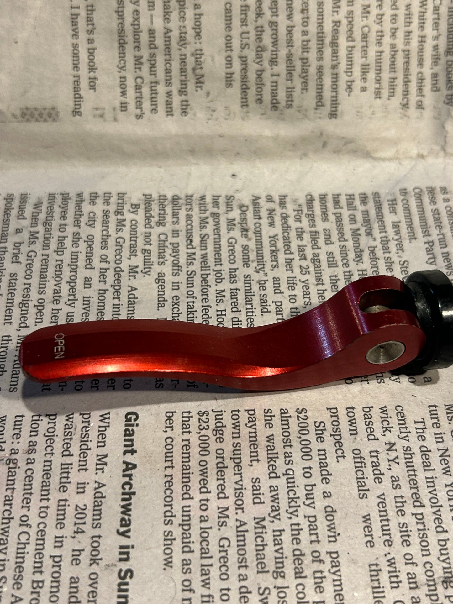 Red Salsa front QR Skewer